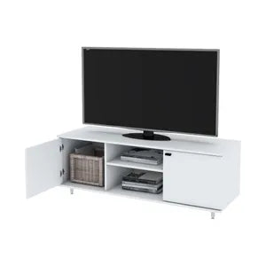Mesa TV Centro Estant MT4002BL Blanco 128 x 50 cm