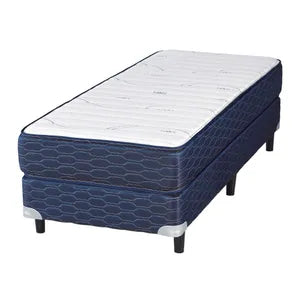 Conjunto Sommier y Colchón Suavestar Sport 1 Plaza y Media (100x190 cm) - Espuma 30kg/m³