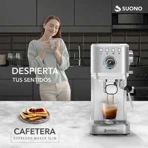 Cafetera Espresso Slim 20 Bar 1350w 1.1 Litros