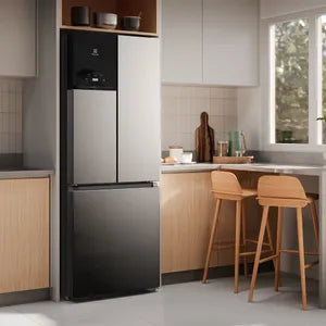 Heladera Electrolux No Frost Inverter Multidoor IM7S 480Lts Gris