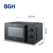 Microondas Mecánico BGH B118MN25 18 Litros