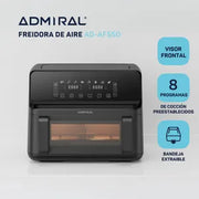 Freidora de Aire Admiral AD-AF550 Doble 9 Litros
