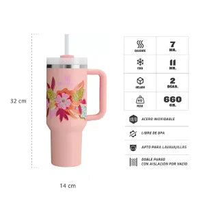 Vaso Térmico Stanley Quencher 1.18 Lts Sorbet tropic