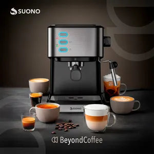 Cafetera Espresso Suono 20 Bar Espumador HOG0389ACE
