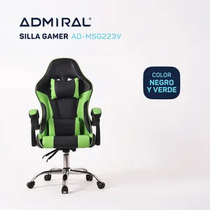 Silla Gamer Admiral Negro Verde