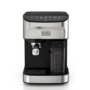 Cafetera Espresso Black+Decker Café Crema Semi Automática EM0412-1SDAR