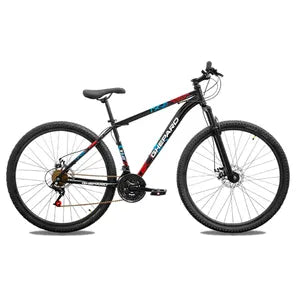 Bicicleta Ghepard x1 Mountain Bike Rodado 29 Talle 20 NEGRO BLANCO ROJO