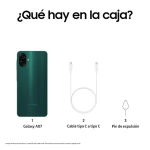 Celular Samsung Galaxy A07 64GB Verde