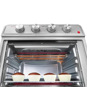 Freidora de Aire Atma y Hornito Eléctrico HGFA2323PI 23Lts Silver