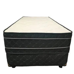 Sommier 1 Y 1/2 Plazas 100x190 El Descanso Línea Roble Euro Pillow