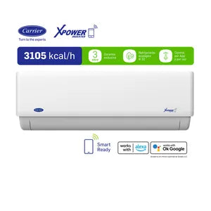 Aire Acondicionado Carrier Inverter Split Frío/Calor 53HVP12N81E 3600W 3100F